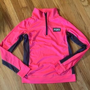 Pink by Victoria’s Secret half zip shirt.